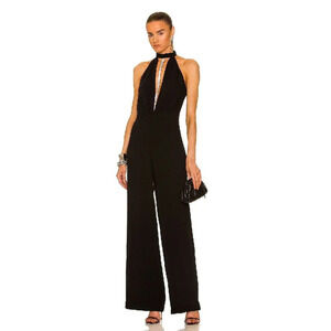 Nue Studio V Rhinestone Jumpsuit Black Size XS